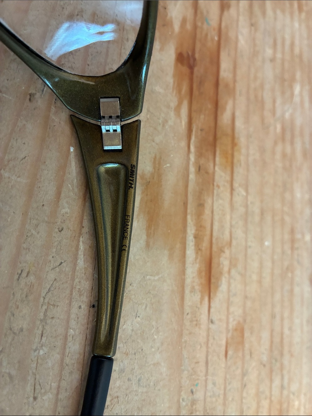 Smith Slider Bazooka Sunglasses Olive Green Clear Interchangeable Lenses France - Picture 4 of 10